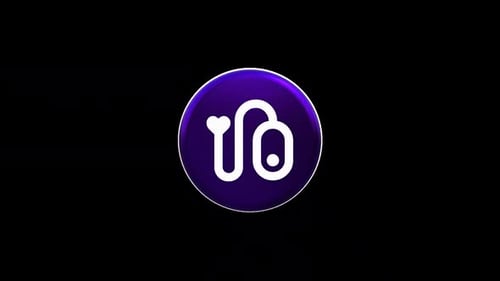 3D Rotating Medical Stethoscope Icon Animation