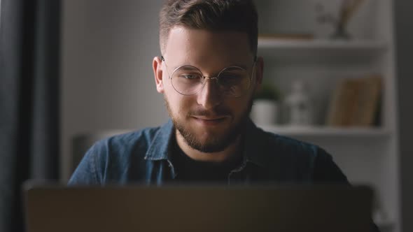 Young Man Coder at Home, Technology Stock Footage ft. typing & people ...