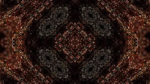 Flux luxueux de particules sur fond sombre.