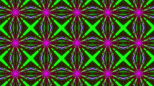 Abstract VJ loop Motion Background. Kaleida with colorful lights