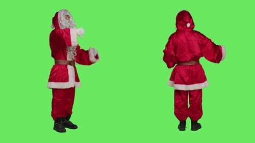Saint Nick Shows Thumbs Down on Camera