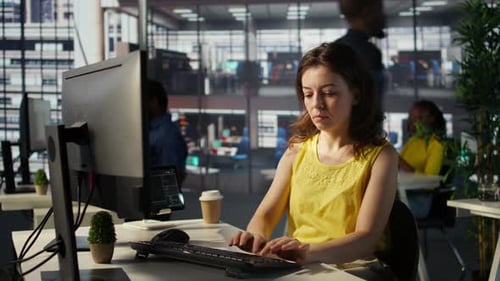 Portrait of Smiling Programmer Creating Machine Learning Models