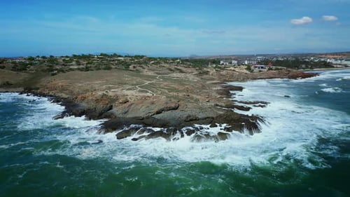 Large Ocean Beautiful Wave Extreme Wave Crushing Coast Big Ocean Beautiful Wave Amazing Wave Force