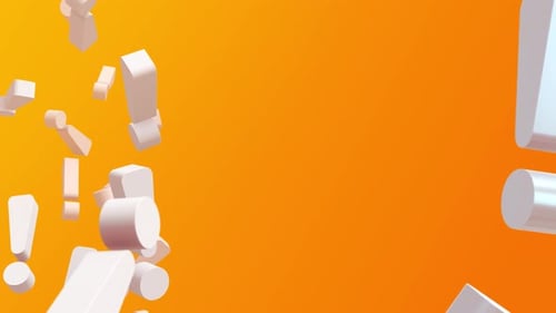 Exclamation Mark background animation