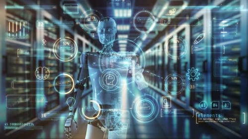 Work of Artificial Intelligence in the Network