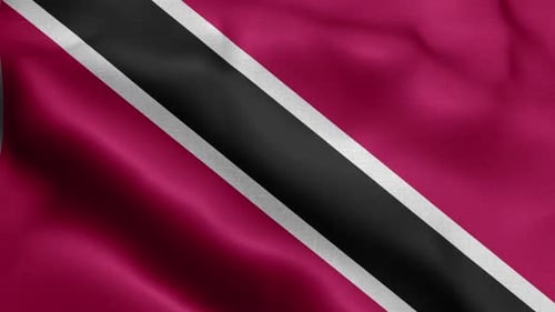 Trinidad and Tobago National Flag Waving Loop