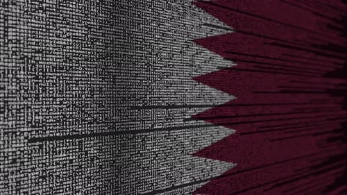 Program Code and Flag of Qatar