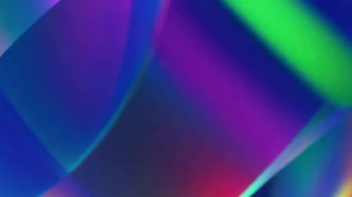 Vibrant Abstract Iridescent Light Leak Motion Background