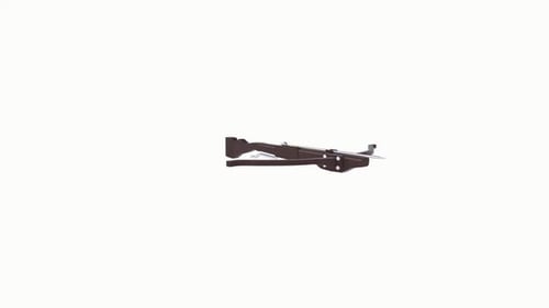 Vintage Rifle Side View