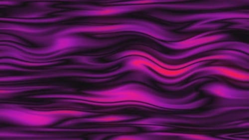 Shimmering Purple Liquid Waves Loop Animation