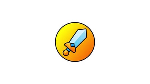 Animated Sword icon Alpha Channel