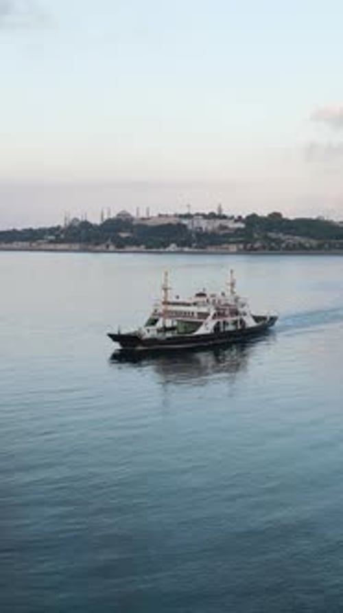 Fähre Bosphorus Istanbul Luftbild