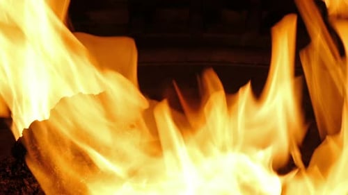 Flame Close Up