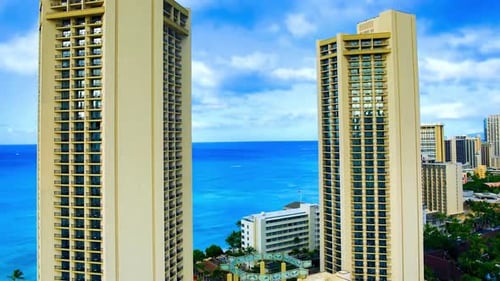 Bairro de Waikiki em Honolulu, Havaí