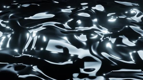 Glossy Abstract Liquid Flowing Seamless Loop Background