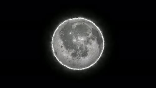 Globe is centered in neon light circle frame. Vd1200