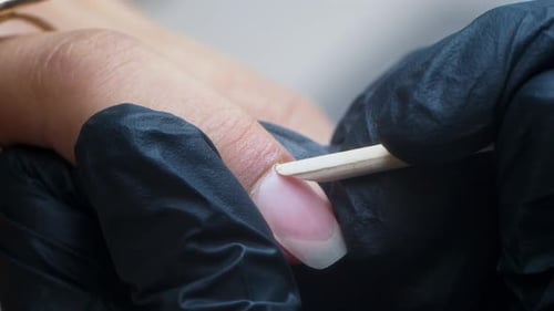 Professional Manicure Nail Care Close Up