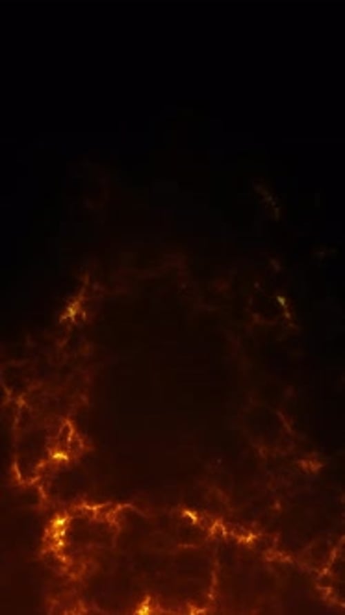 Vertical fiery plasma texture with glowing orange energy on a dark background