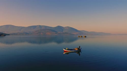 Fishing at Sunset