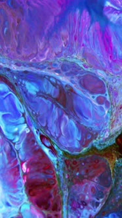 Swirling Abstract Colors in Dreamy Motion