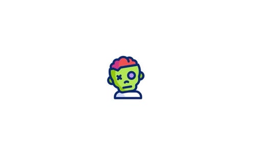 Zombie Animated Icon