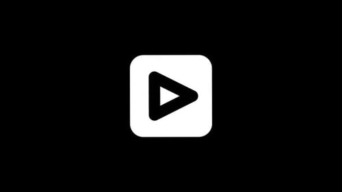 Creator Collection: Simple zoom in animation with the play icon in a rounded square
