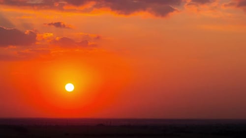 Sunset in the Countryside