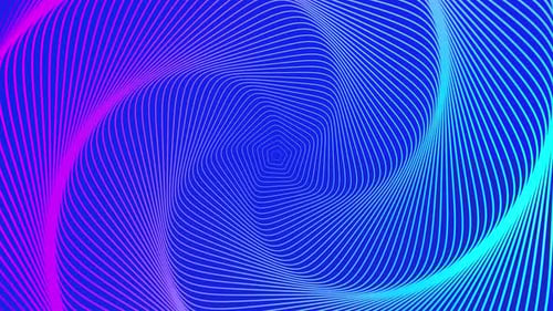 Abstract Hexagonal Swirl Gradient Lines Background