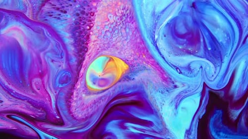 Abstract Galactic Ink Paint Concept Background 766