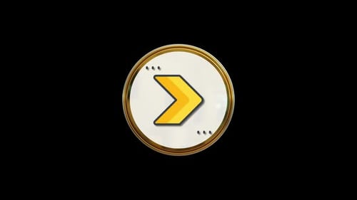 Arrow Right Circle Icon Loop Animation