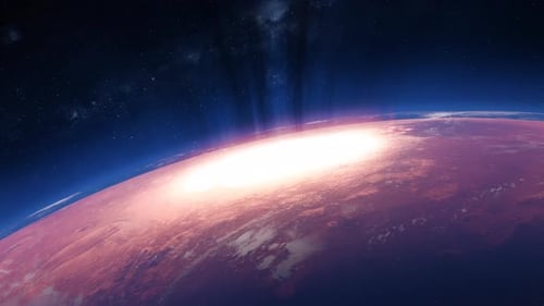 Großer roter Planet