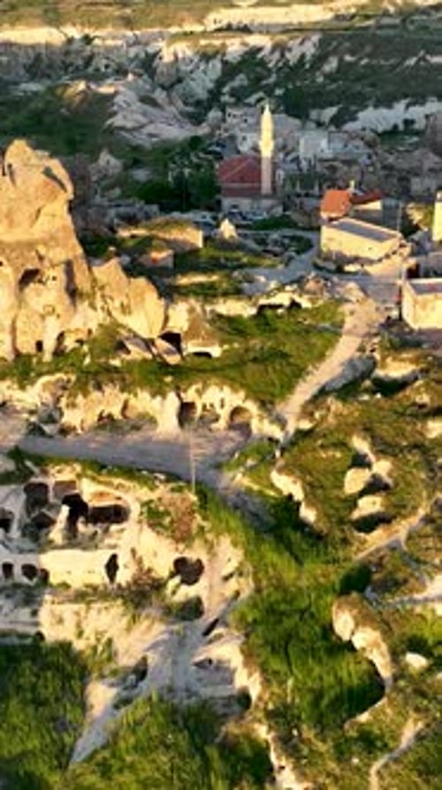 Cappadocia Aerial View 4 K Awesome Background