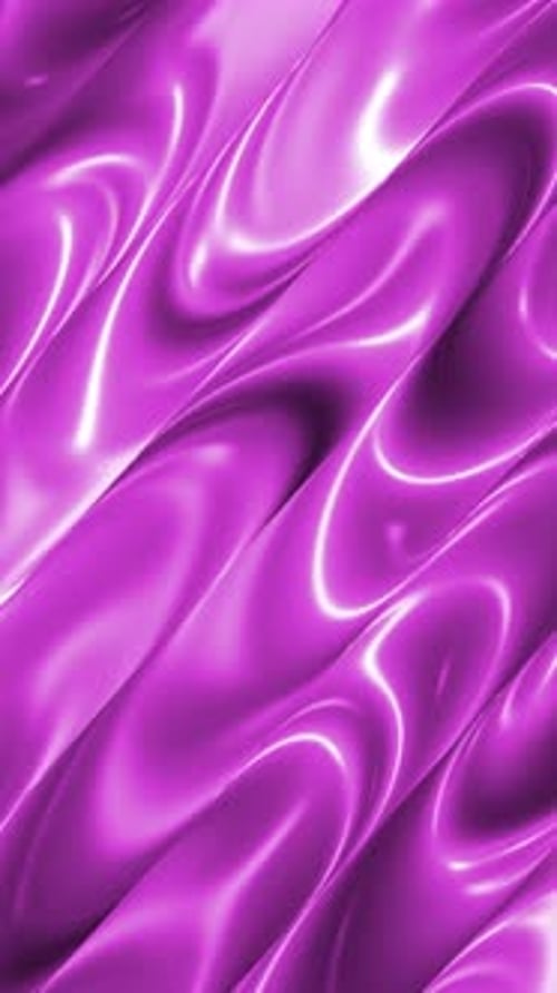 Fließendes rosa glänzendes abstraktes fraktales Kunstdesign