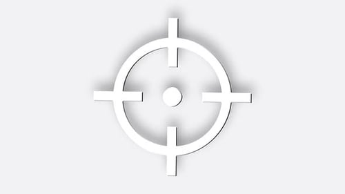 Icono Symbole Cible Noir