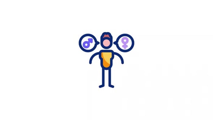 Gender Identity Animated Alpha Icons , Elements Motion Graphics ft ...