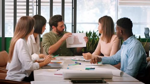 Team Collaboration and Success in a Modern Office