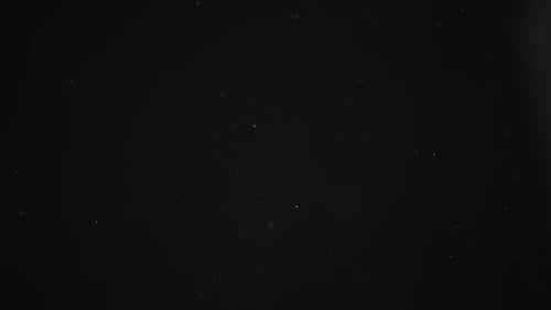 Grainy Black Grunge Texture With Moving Particles