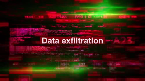 Abstract Digital Glitch Background Technology Loop