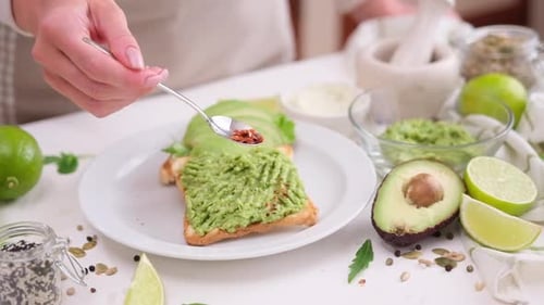 Adding Spice to Avocado Toast with Fresh Limes
