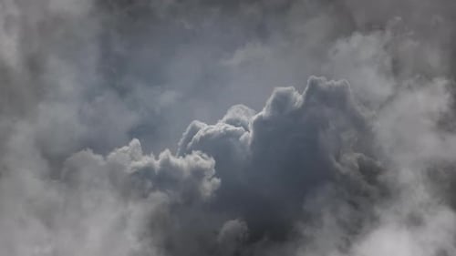 Dramatic Storm Clouds Churning in Time-Lapse