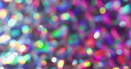 Bokeh Light Lens Flare Neon Rainbow Texture Art