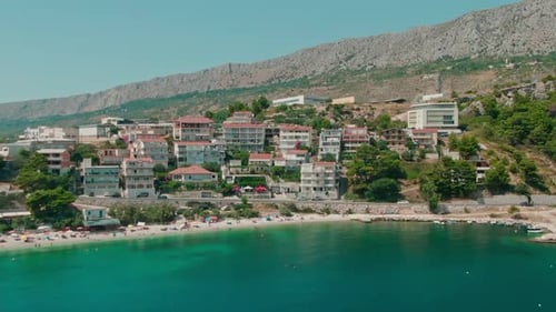 Croatia coast aerial beaches blue water nature clean sunny vacation