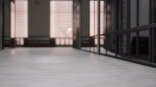 Interior of Modern Empty Office Building