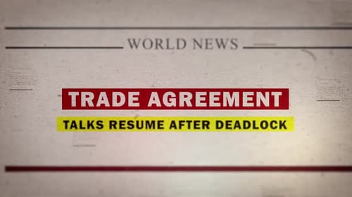 News Headline Text Reveal on Textured Background