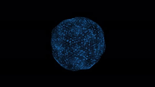 3D Liquid Fantasy Sphere | 4K