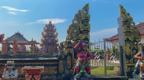 Beautiful and Golden South East Asian Temple