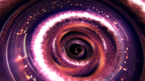 Abstract galaxy black hole background
