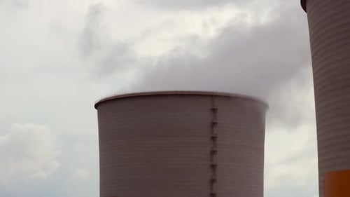 cooling tower of the thermal energy plant 00215