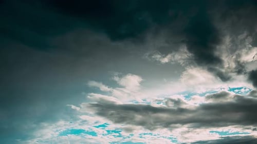 Cloudy Sky With Stratocumulus Clouds