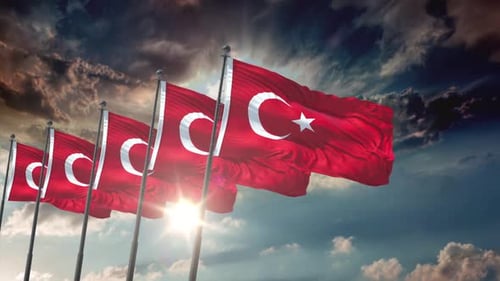 Nationalflagge der Türkei